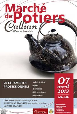 7 avril 2013 | Marché Potiers à Callian (83)