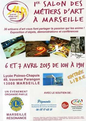6 et 7 avril 2013 | 1er Salon des Métiers d'Art à Marseille (13)