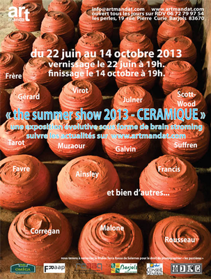 Jusqu'au 14 oct 2013 | Exposition Céramique, the summer Show 2013 à Barjols (83)