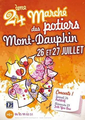 les 26 et 27 juillet 2014 | Marché potier de Mont-Dauphin (05)
