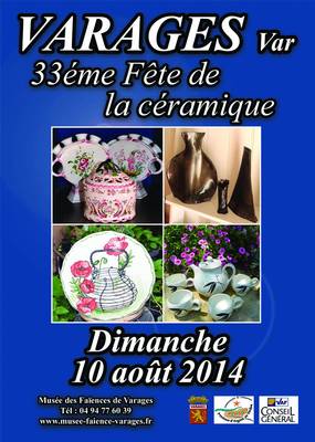le 10 août 2014 | 33ème fête de la céramique à Varages (83)