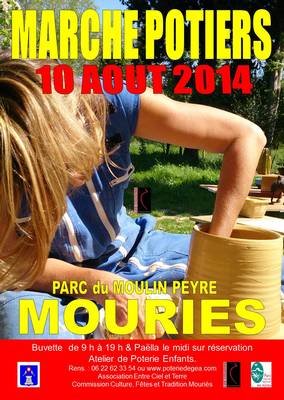 le 10 août 2014 | marché potier à Mouriès (13)