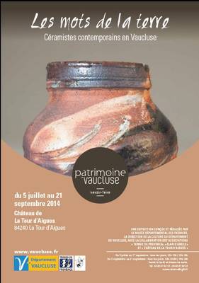 Jusqu'au 21 septembre 2014 | Expo Céramistes contemporains en Vaucluse | La Tour d'Aigues
