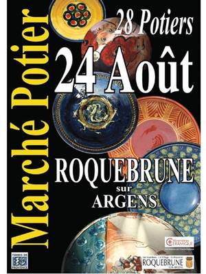 le 24 août 2014 | marché potier à Roquebrune sur Argens (83)