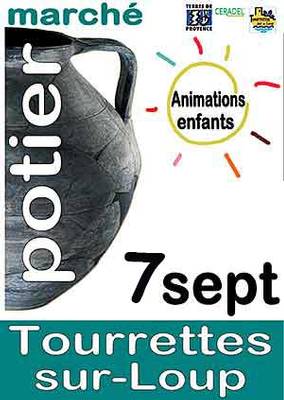 le 7 septembre 2014 | Marché potier de Tourrettes sur Loup (06)