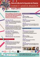 Portes ouvertes à Saint Quentin la Poterie (Gard) du 27 au 29 mars 2015 | Journées européennes métiers d'art