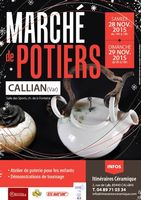 Marché de potiers à Callian (Var), les 28 et 29 novembre 2015 - artisans et artistes créateurs, des objets uniques