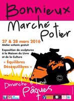 Marché potier de Bonnieux (Vaucluse) les 27 et 28 mars 2016 - exposition, céramique et poterie