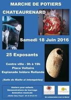 Marché potier de Châteaurenard (Bouches du Rhône) le samedi 18 juin 2016 - céramique et poterie