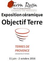 Exposition Objectif Terre, Terres de Provence et Terra Rossa - Salernes (var) jusqu'au 2 octobre 2016 - ceramique