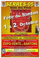 Foire aux santons à Serres (Hautes-Alpes) les 1er et 2 octobre 2016 - 10ème Chapitre de la Confrérie