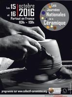 Les Journées Nationales de la Céramique, partout en France les 15 et 16 octobre 2016