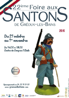 Foire aux santons de Gréoux les Bains du 21 octobre au 1er novembre 2016 (Alpes de haute Provence) - crèche et santons de Noel
