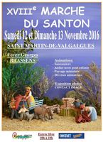 Foire aux santons de Saint Martin de Valgagues (Gard) les 12 et 13 novembre 2016 - crèches et santons