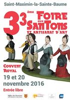 Foire aux santons à Saint Maximin la Sainte-Baume (Var) les 19 et 20 novembre 2016