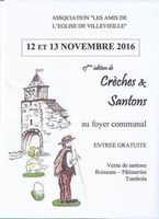 Foire aux santons de Villevieille (Gard), les 12 et 13 novembre 2016