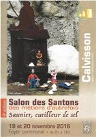 Salon des Santons des métiers d'autrefois à Calvisson (Gard) les 19 et 20 décembre 2016