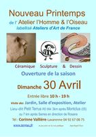 Nouveau Printemps de l'Atelier de L'Homme et l'Oiseau le 30 avril 2017 à Montclus (Hautes Alpes)