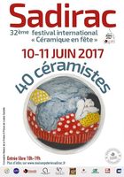 Céramique festival Sadirac les 10 et 11 juin 2017 - marché potier, expositions, animations...