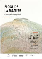 Exposition céramique Eloge de la matière, Château de la Tour d'Aigues (Vaucluse) juillet-octobre 2017