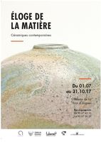 Exposition céramique Eloge de la matière, Château de la Tour d'Aigues (Vaucluse) juillet-octobre 2017