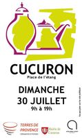 Marché potier de Cucuron (Vaucluse) le dimanche 30 juillet 2017 - céramique et poterie
