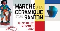 Marché de la céramique et du santon à Aubagne en Provence, du 22 juillet au 27 août 2017