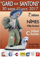 Gard aux santons, marché aux santons à Nîmes (Gard) les 30 septembre et 1er octobre 2017 - Foire aux santons