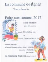 Foire aux santons de Signes (Var) du 21 octobre au 1er novembre 2017 - crèches et santons de Provence