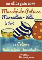 Marché potier de Marseillan (Hérault) les 22 et 23 juin 2019 - Poterie et céramique