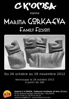 Du 26 oct au 28 nov 2012 | Exposition de Marina Gorkaeva à Vallauris (06)