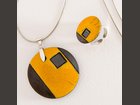 Collier et bague - Rond Jaune ANDREANI CREATIONS - Fabricant à - Bijoux