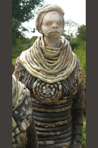 Sculpture céramique raku