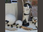 Berger et ses moutons CERAMOSA - Fabricant à - Sculpture