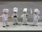 Les petits pâtissiers LES CENT TONS DE MAMIE - Fabricant à - Santons et Crèches