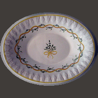 Assiette Décor guirlande