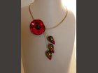 Collier coquelicot MARIE PASTORELLI - Fabricant à - Bijoux