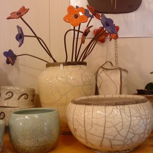 Vases raku