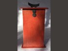 Boîte &quot;Maison&quot; raku rouge ATELIER FRANÇOISE BARRE CÉRAMIQUE - Fabricant à - Objets décoration