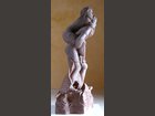 paul et virginie sculpture en jardin ATELIER L'HOMME ET L'OISEAU CORINNE VALLIERE - Fabricant à - Sculpture