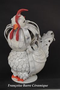 coq raku blanc