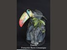 toucan sculpture et modelage raku ATELIER FRANÇOISE BARRE CÉRAMIQUE - Fabricant à - Sculpture