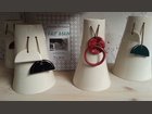 Ensemble de vases en faïence blanche ISAVE CERAMIQUE CREATIONS - Fabricant à - 