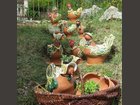 Poules au jardin L'ATELIER DU MILLE PATTES - Fabricant à - Jarre et poterie de jardin