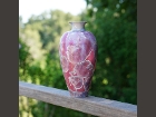 Vase fuschia n° 2 forme élancée ATELIER DU SCORPION - Fabricant à - 