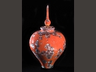 Vase/boite rouge corail ATELIER DU SCORPION - Fabricant à - Arts de la table et culinaire