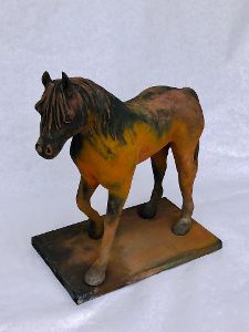 Cheval Raku Copper matt