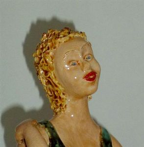 Visage (détail d'une sculpture)