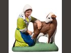 Femme à la chèvre collection 5 cm SANTONS CAMPANA - Fabricant à - Santons et Crèches