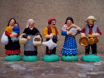 les gitans, santons 6 cm